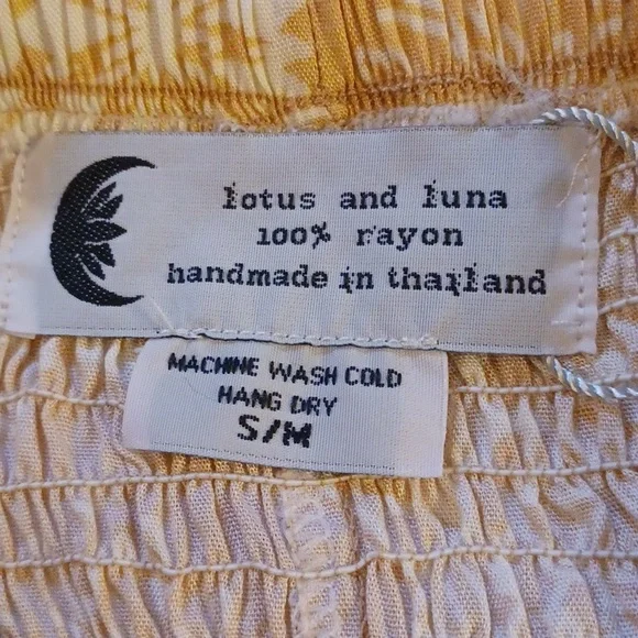 Lotus and Luna Mandala Paisley Havana Harem Pants. Size S/M - Picture 12 of 14